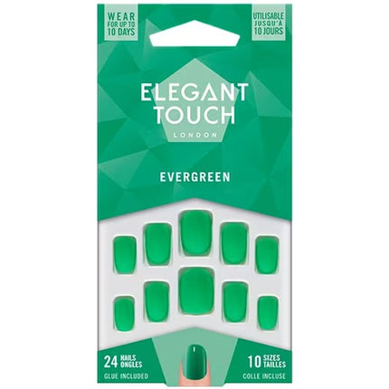 Elegant Touch False Nails - Evergreen