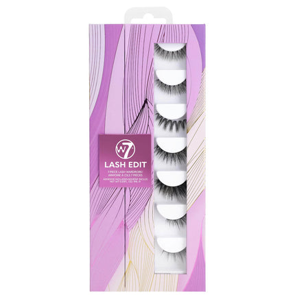 W7 Cosmetics Lash Edit Lash Wardrobe Gift Set False Eyelashes - 7 Piece