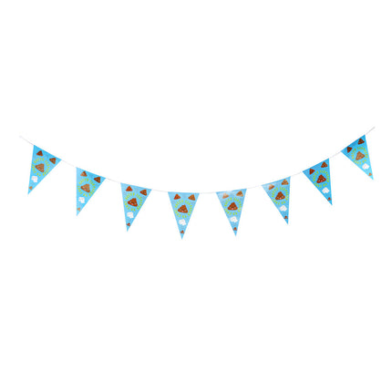 Emoji Poo Hanging Party Bunting - 2.7m