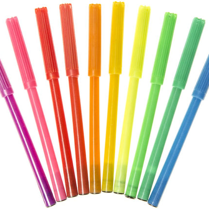 Fibre Tip Pens- 12 Pack