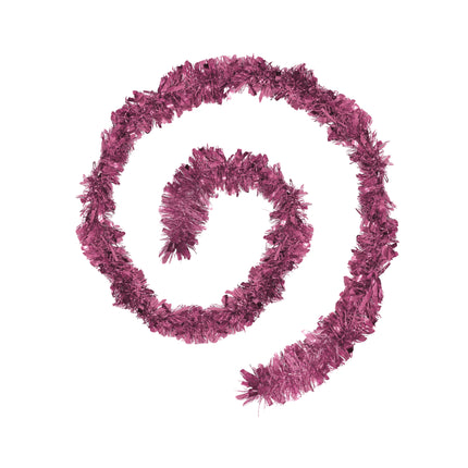 Hot Pink 1.8m Christmas Tinsel