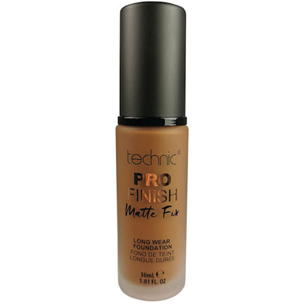 Technic Cosmetics Pro Finish Matte Foundation No Shine Mocha - Makeup Beauty Matte Finish Foundation
