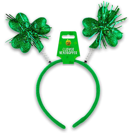St. Patrick's Day Clover Headbopper
