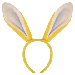 Yellow Bunny Ears On Headband