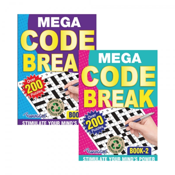 Mega A5 Code Break Puzzle Book