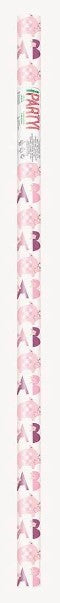 Pink Elephant Gift Wrap Roll - 30" x 5ft