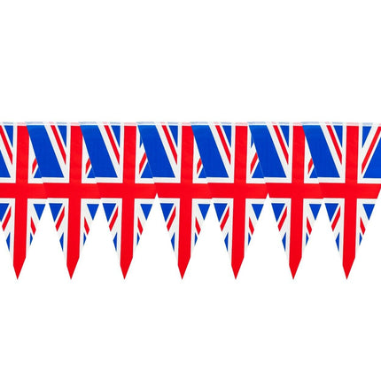 Union Jack 7m Triangle Flag Bunting