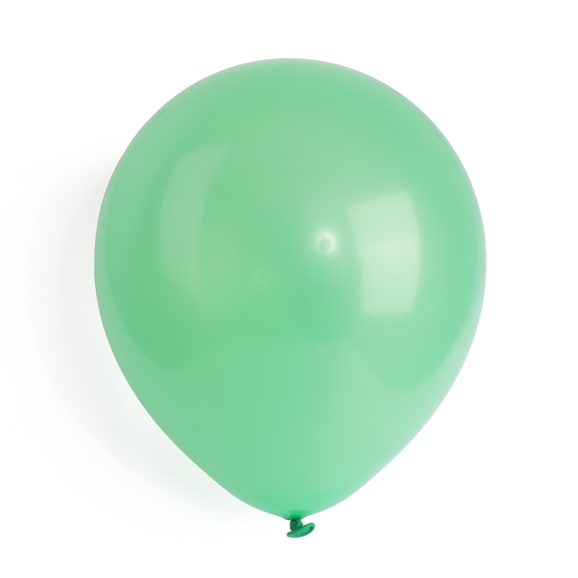 Pearlised Evergreen 7" Latex Balloons – 100 Pack