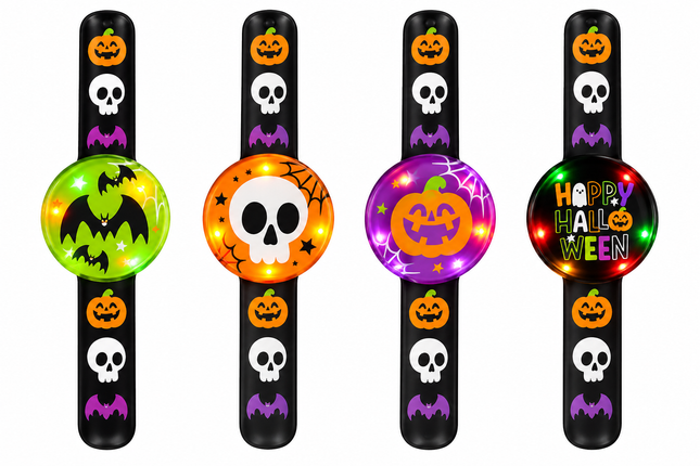 Halloween Flashing LED Snap Band