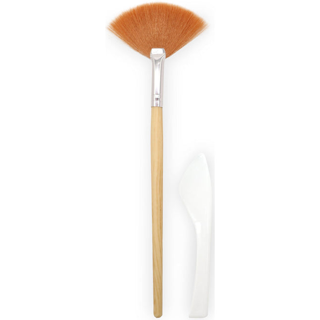 Spa Mask Brush With Spatula