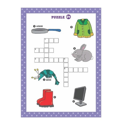 Kids Picture Crossword Puzzle Book