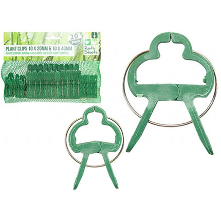 20 Assorted Plant Clips
