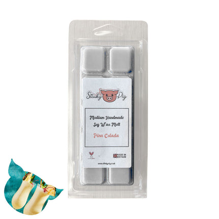 Stinky Pig Highly Scented Soy Wax Melt Clam - 50g Piña Colada