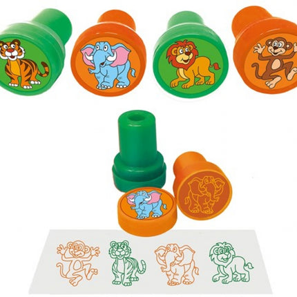 6 Jungle Ink Stamps