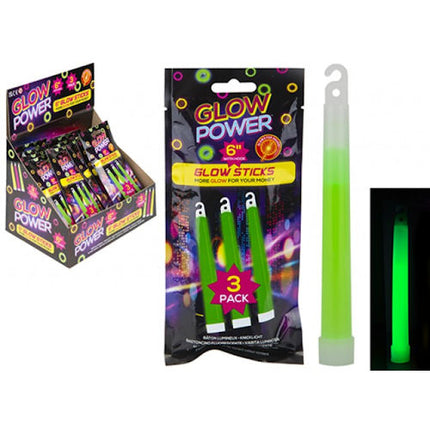 Glow Sticks 6" -  3 Pack