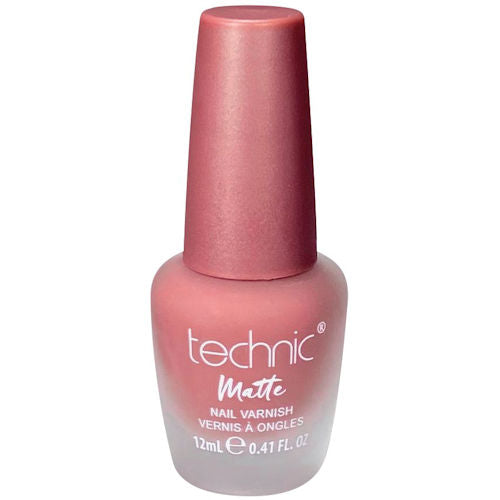 Technic Cosmetics Matte No Shine Nail Polish - Light Pink Matte Starkers