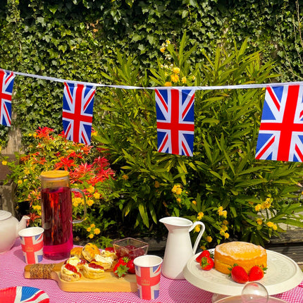Union Jack 10m Polyester Flag Bunting – 25 Flags