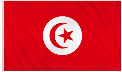 Large Tunisia Flag - 5ft x 3ft
