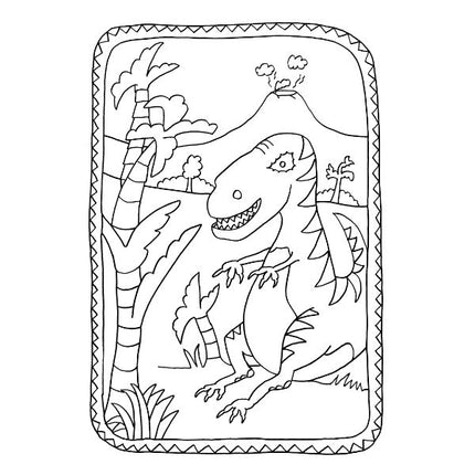 A4 Pirate/My Wild Dragon & Dinosaur Colouring Book