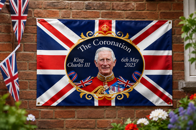 King's Coronation 76cm x 50cm Flag