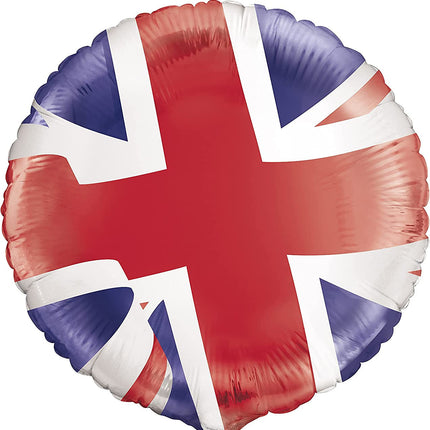 Union Jack 18" Round Foil Balloon