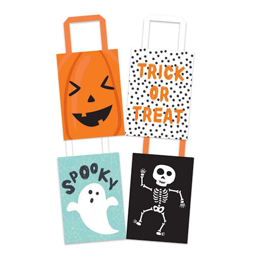 Halloween Paper Treat Bags - 4 Pack