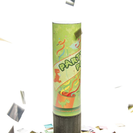 Dinosaur 20cm Confetti Cannon - Single