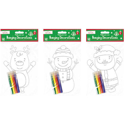 Colour Your Own Hanging Decoration
