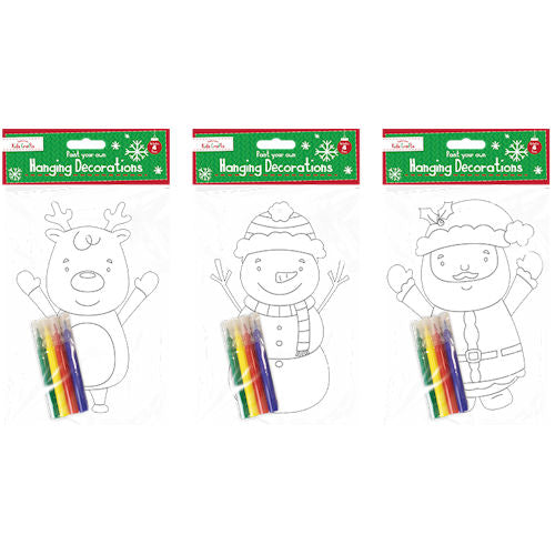Colour Your Own Hanging Decoration