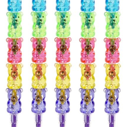 5 Bear Animal Swap Point Colouring Crayons
