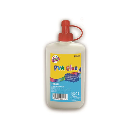 White 250ml PVA Glue Bottle