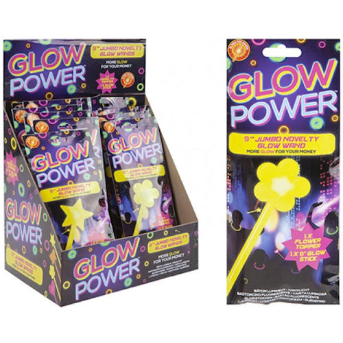 Glow Wand Single 9" - Assorted