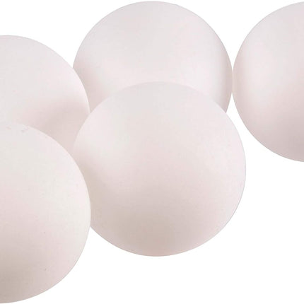 5 White Table Tennis Balls
