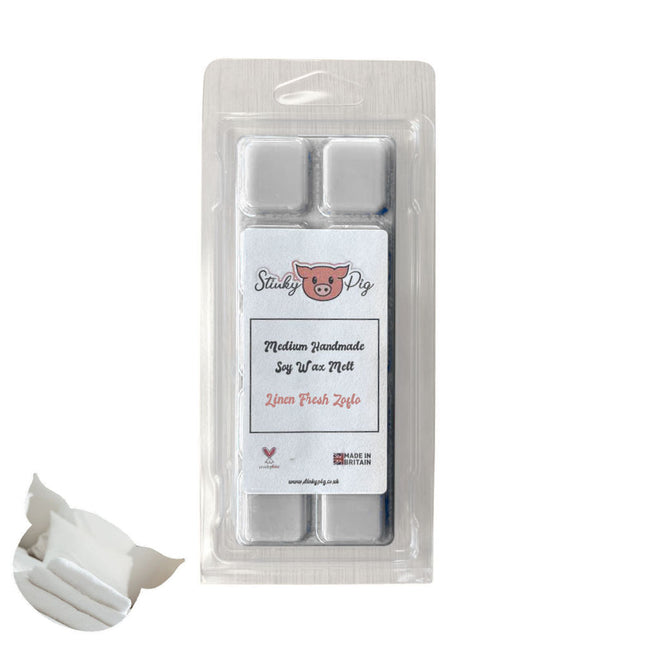 Stinky Pig Highly Scented Soy Wax Melt Clam - 50g Linen Fresh