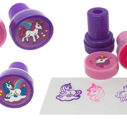 6 Unicorn Ink Stamps