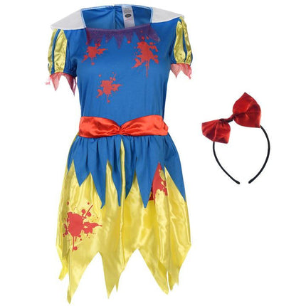 Adult Size 8-10 Snow Fright Costume & Headband