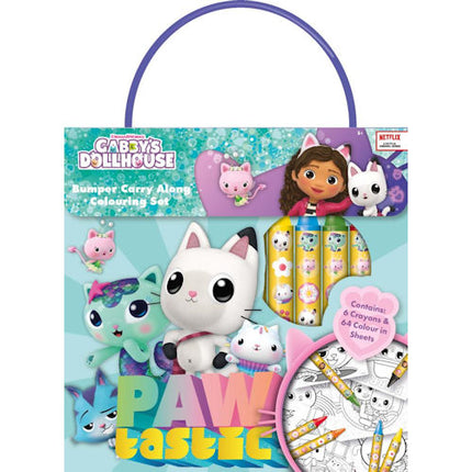 Gabby's Dollhouse Bumper Carry Along Colouring Set