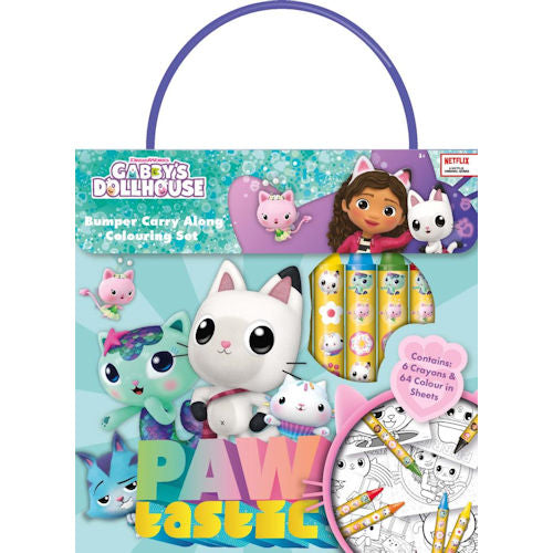 Gabby's Dollhouse Bumper Carry Along Colouring Set