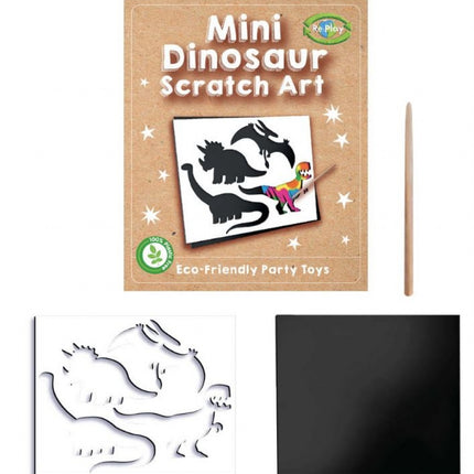 Mini Dinosaur Scratch Art (Single)