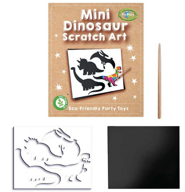 Mini Dinosaur Scratch Art (Single)