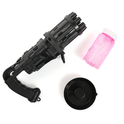 Black Bubble Gun Machine