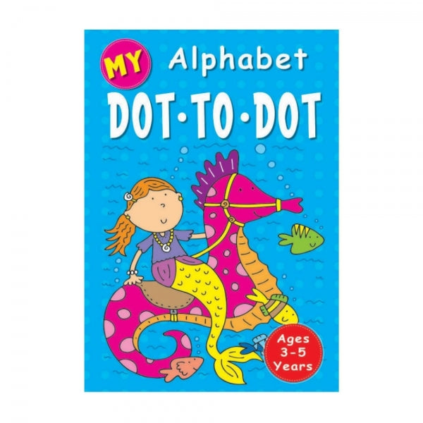 A4 Alphabet ABC Dot-to-Dot Book