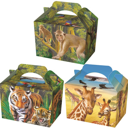 Wild Animal Boxes - 10 Pack