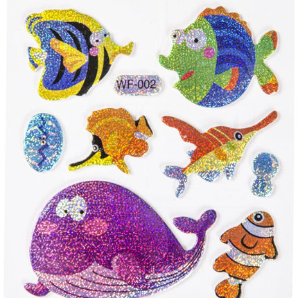 Animal Metallic Shiny Sticker Sheet