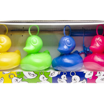 4 Coloured Hook Ducks & Rod