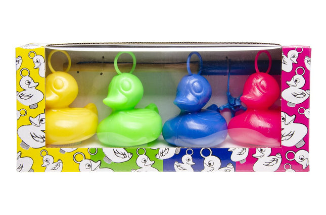 4 Coloured Hook Ducks & Rod
