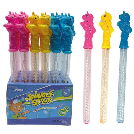 24 Unicorn Bubble Swords & Wands