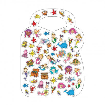Mermaid/Pets Colouring & Sticker Bag Book