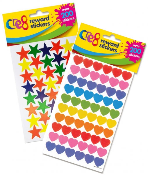 6 Reward Sticker Sheets