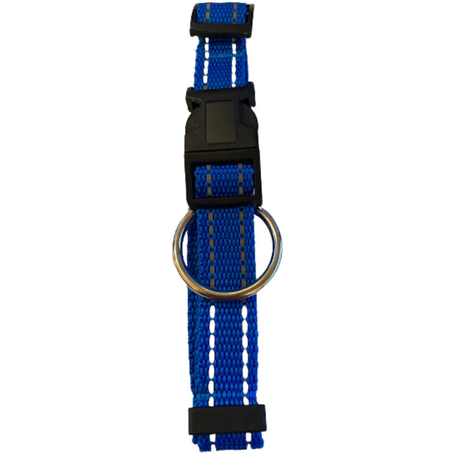 Blue Small Reflective Doggy Collar